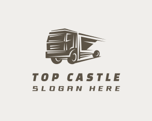 Forwarding - Cargo Vehicle Trucking logo design