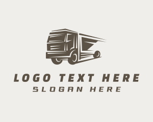 Logistics - Cargo Vehicle Trucking logo design
