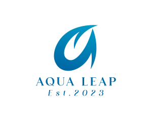 Aqua Resort Letter A  logo design