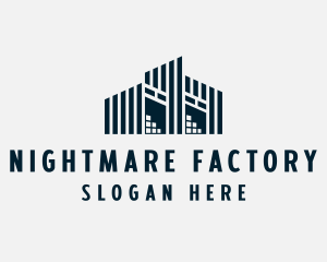 Factory Warehouse Building logo design