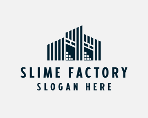 Factory Warehouse Building logo design