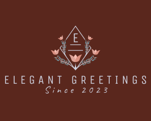 Elegant Flower Boutique logo design