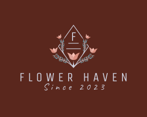 Elegant Flower Boutique logo design