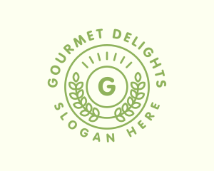 Green Laurel Organic Gourmet  logo design