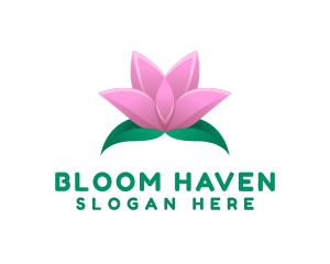 Floriculture - Lotus Flower Wellness logo design