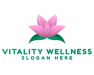 Lotus Flower Wellness  logo design