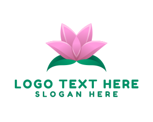 Botany - Lotus Flower Wellness logo design