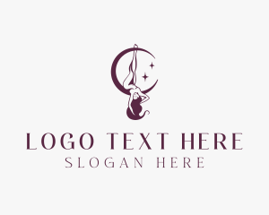 Cosmetology - Sexy Woman Lingerie logo design