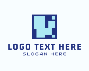 Gaming - Tech Quick Response Code logo design