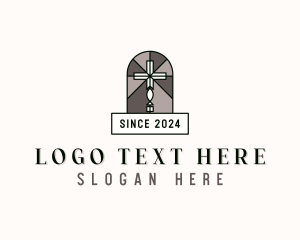 Funeral - Christian Fellowship Cross logo design