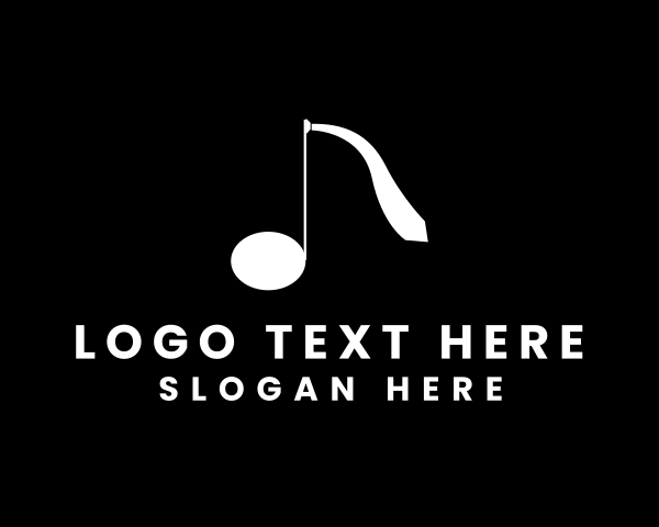 Sing - Musical Note Necktie logo design
