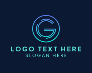 App - Coin Software Letter G logo design