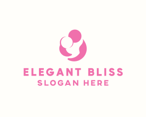 Nursery School - Mother Child Hug logo design