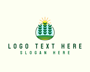 Agriculture - Agriculture Wheat Crop logo design
