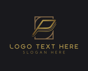 High End - Premium Corporate Letter P logo design