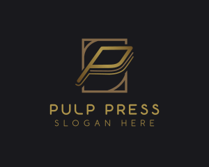 Premium Corporate Letter P logo design