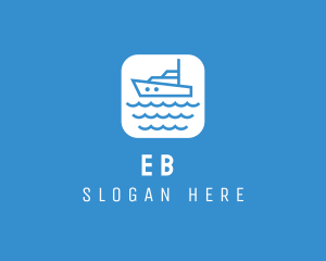 Sea - Marine Sailboat App logo design