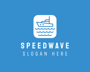 Motorboat - Marine Sailboat App logo design
