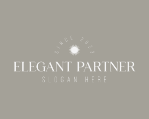 Elegant Sun Brand logo design