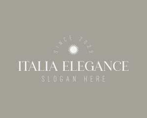 Elegant General Sun logo design