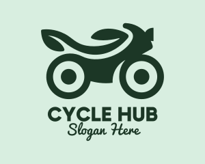 Bike - Green Eco Bike logo design