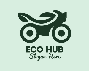 Green Eco Bike logo design