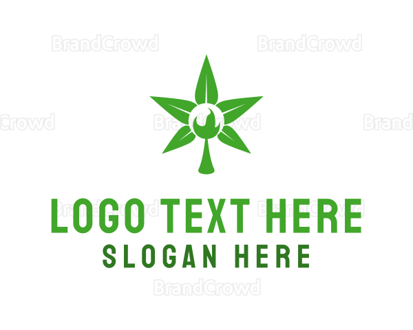 Organic Fire Weed Logo