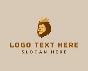 Premium - Luxury Wild Lion logo design