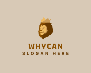 Luxury Wild Lion  Logo