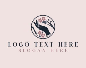 Aesthetician - Flower Bloom Boutique logo design