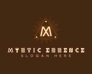 Symbolic - Pyramid  Mystical Hieroglyph logo design