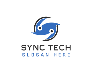 Tech Letter S logo design