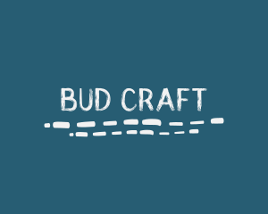 Underline Handwritten Craft logo design