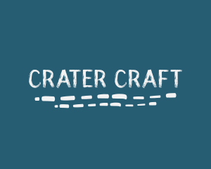 Underline Handwritten Craft logo design