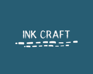 Underline Handwritten Craft logo design