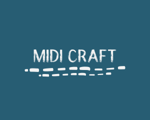 Underline Handwritten Craft logo design