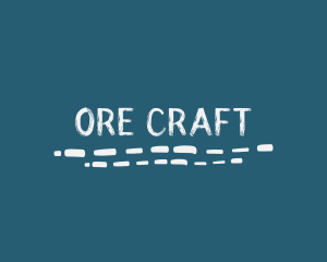 Underline Handwritten Craft logo design