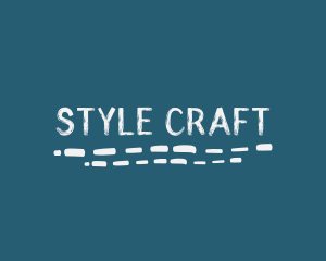 Underline Handwritten Craft logo design