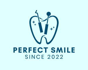 Dentures - Teeth Dental Orthodontics logo design