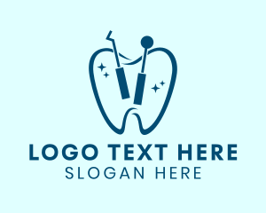 Teeth Dental Orthodontics Logo