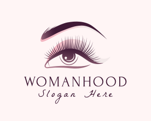 Eyeshadow - Woman Eyeshadow  Beauty logo design