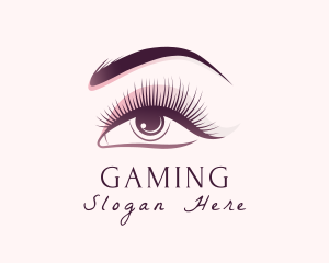 Eyebrow - Woman Eyeshadow  Beauty logo design