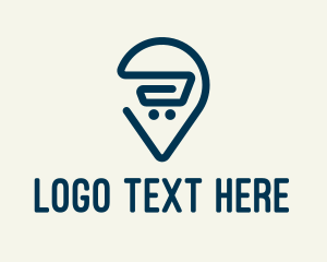 Shopping - Grocery Cart Delivery logo design