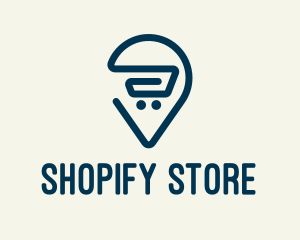 Grocery Cart Delivery logo design