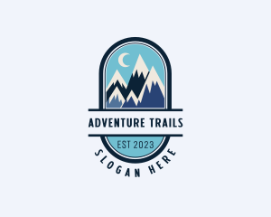 Mountain Peak Glacier logo design