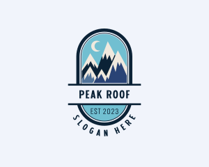 Mountain Peak Glacier logo design