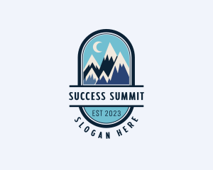 Mountain Peak Glacier logo design