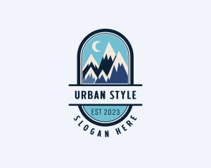 Summit - Mountain Peak Glacier logo design