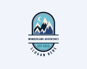 Mountain Peak Glacier logo design