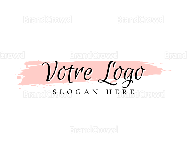 Elegant Beauty Watercolor Logo